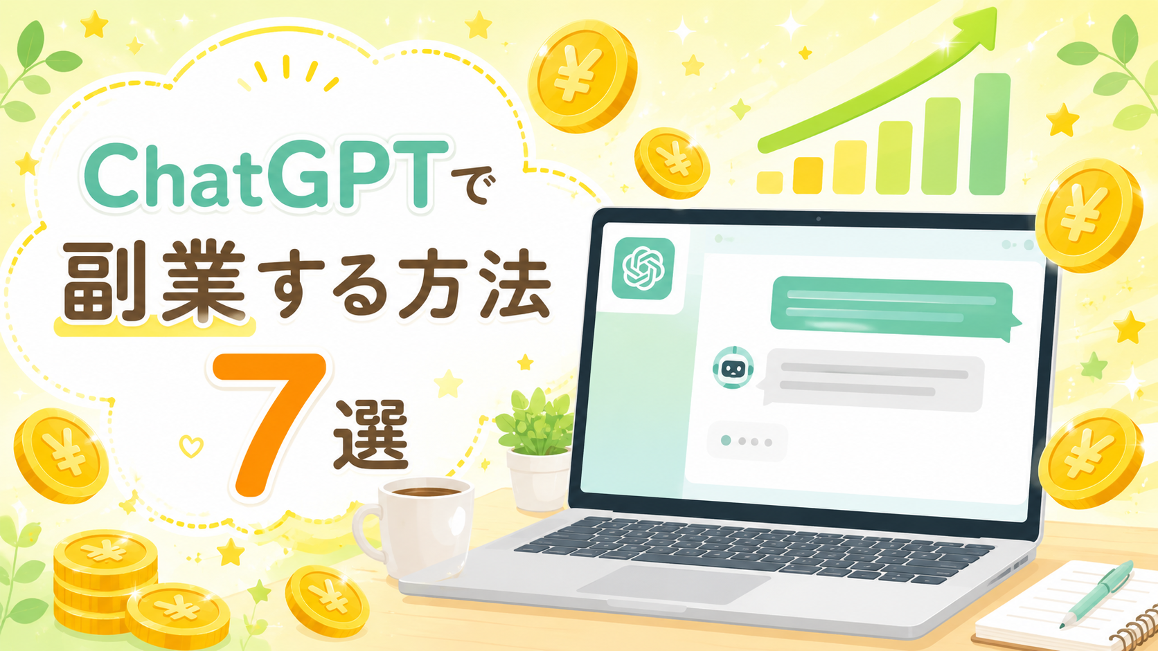 ChatGPTで副業する方法7選